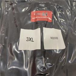 LIKE NEW - Milwaukee Men's 3X-Large 12-Volt Lithium Ion Cordless Black Heated Hooded Jacket (Jacket Only)
