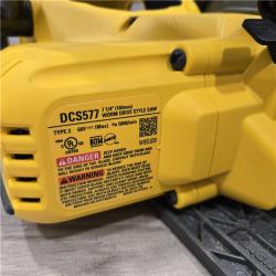AS-IS DEWALT FLEXVOLT 60V MAX Cordless 7-1/4 in. Wormdrive Style Circular Saw (Tool Only)