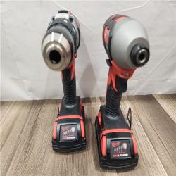 AS-IS- Milwaukee 18V Cordless Brushed 2-Tool Drill/Driver and Impact Driver Kit