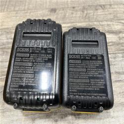 AS-IS DEWALT 20V MAX Lithium-Ion Battery Kit with 5.0Ah and 2.0Ah Battery and Charger