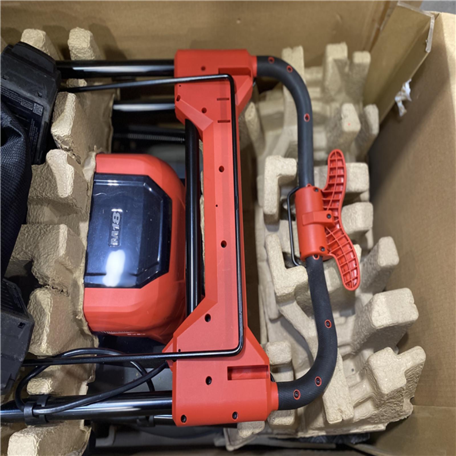 As-Is- Milwaukee 18 FUEL 21 Self-Propelled Dual Battery Mower Kit