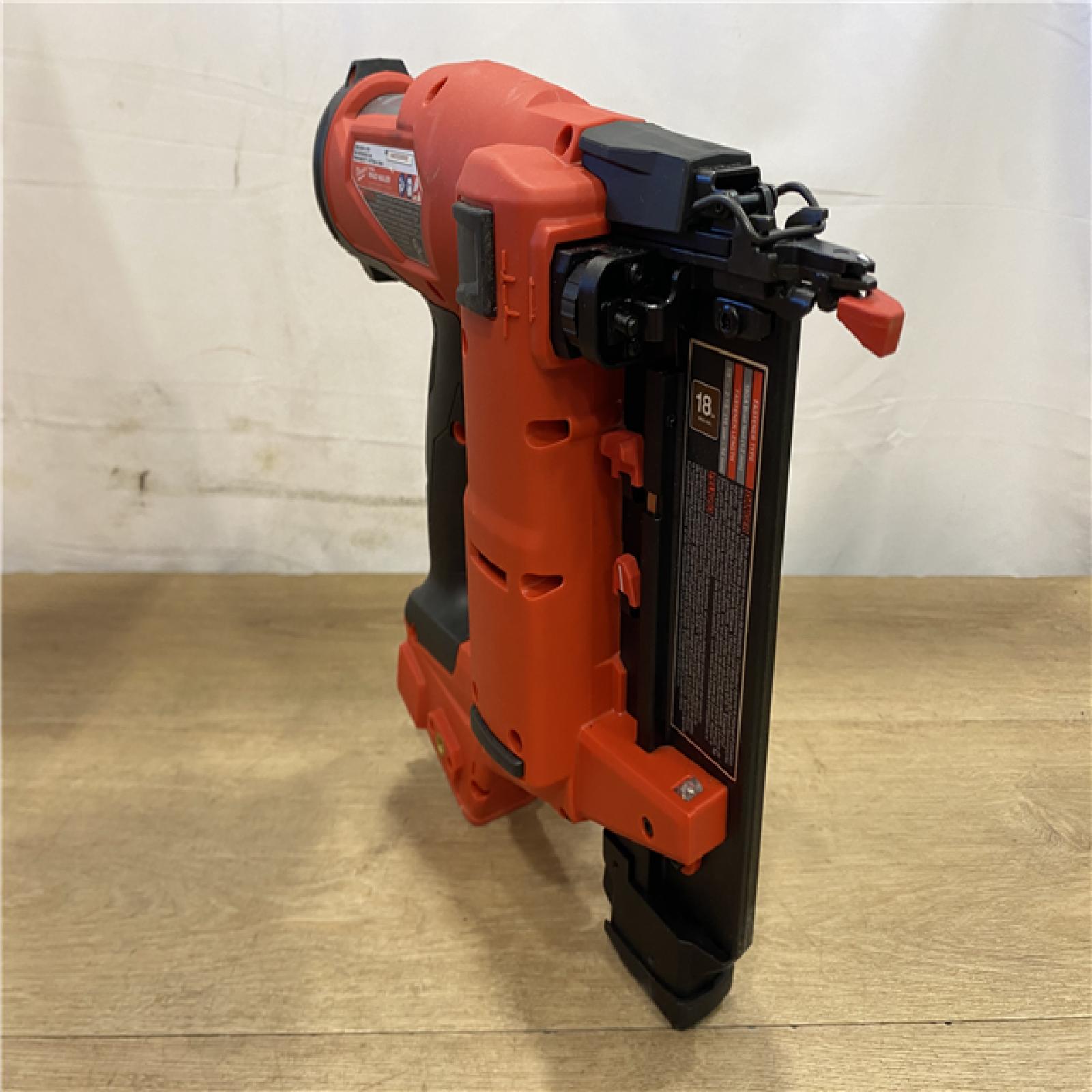 AS-IS Milwaukee FUEL 18-Volt Lithium-Ion Brushless Cordless Gen II 18-Gauge Brad Nailer (Tool-Only)