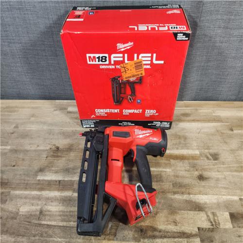 HOUSTON LOCATION - AS-IS Milwaukee Tool Cordless Finish Nail Gun 18 V 3020-20 (TOOL ONLY)