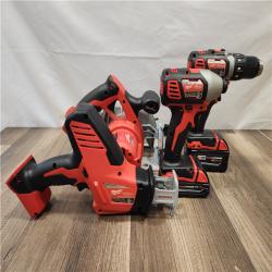 AS-IS- M18 18V Lithium-Ion Cordless Combo Kit (5-Tool) with (1) 3.0Ah and (1) 1.5Ah Battery  (1) Charger  (1) Tool Bag