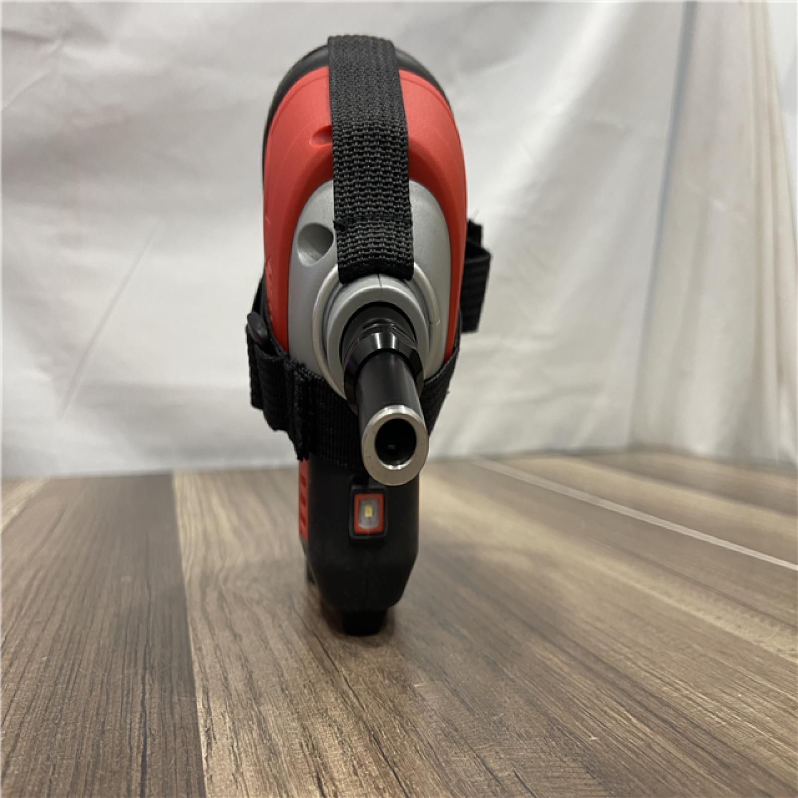 AS-IS Milwaukee M12 12-Volt Lithium-Ion Cordless Palm Nailer Kit with One 1.5Ah Battery  Charger and Tool Bag