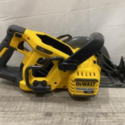 AS-IS DEWALT FLEXVOLT 60V MAX Cordless Brushless 7-1/4 in. Wormdrive Style Circular Saw (Tool Only)