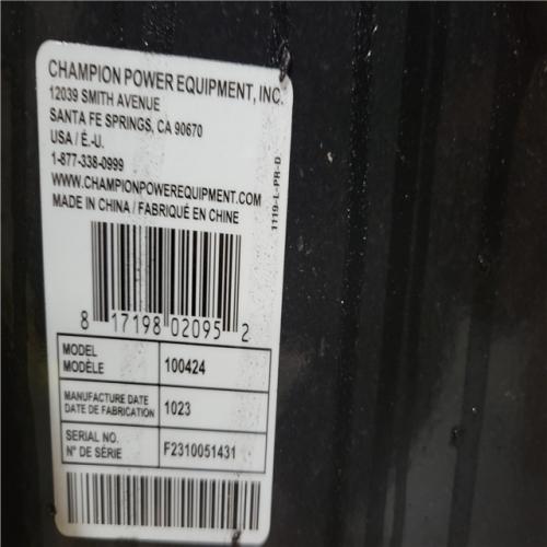 CALIFORNIA AS-IS CHAMPION 27 TON LOG SPLITTER