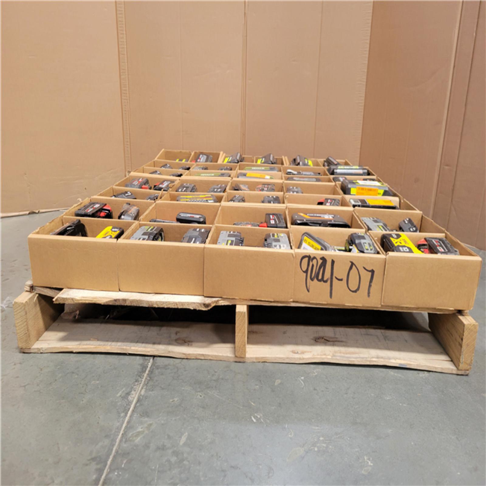 CALIFORNIA AS-IS BATTERY PALLET