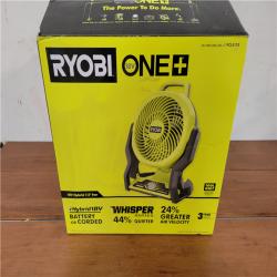 California NEW Ryobi One+ 18V Hybrid 7.5 Fan (Tool Only)
