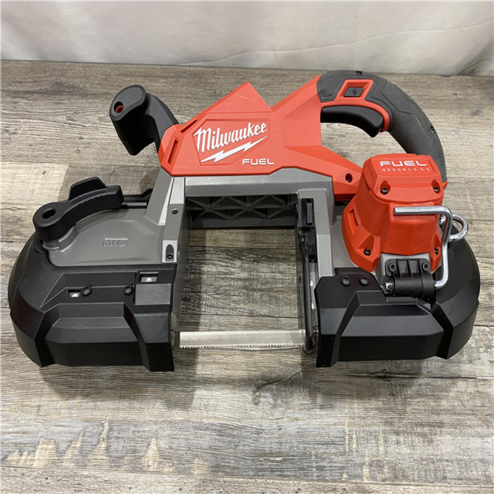 AS-IS Milwaukee FUEL 18V Lithium-Ion Brushless Cordless Deep Cut Band Saw (Tool-Only)