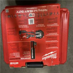 NEW! - Milwaukee M12 12-Volt Lithium-Ion Force Logic Cordless Press Tool Kit (3 Jaws Included) with Two 1.5 Ah Battery and Hard Case