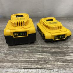 AS-IS DEWALT 20V MAX Lithium-Ion Battery Kit with 5.0Ah and 2.0Ah Battery and Charger