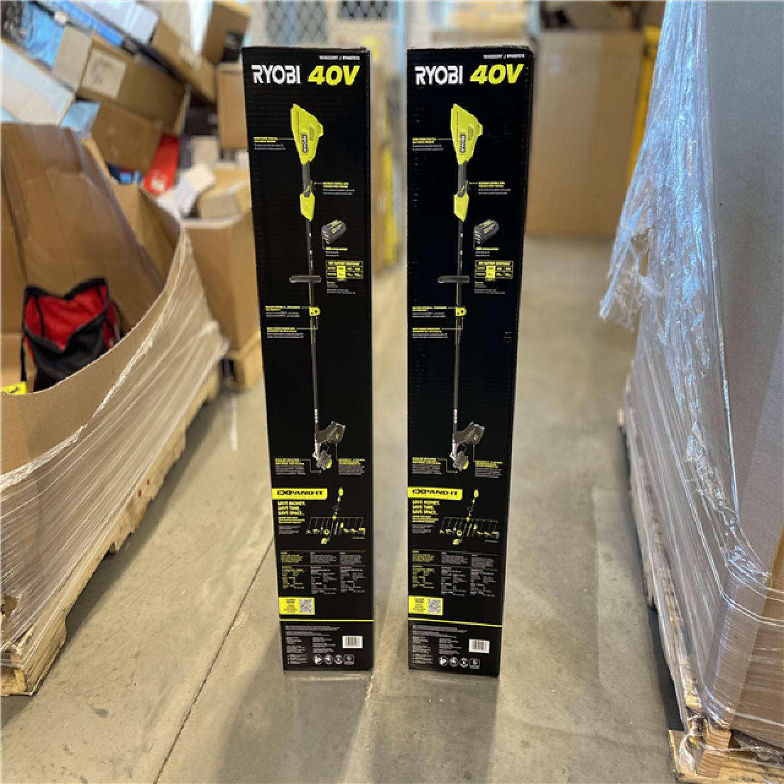 NEW! - 40V 15 in. Expand-It Cordless Battery Attachment Capable String Trimmer Kit (Set of 2)