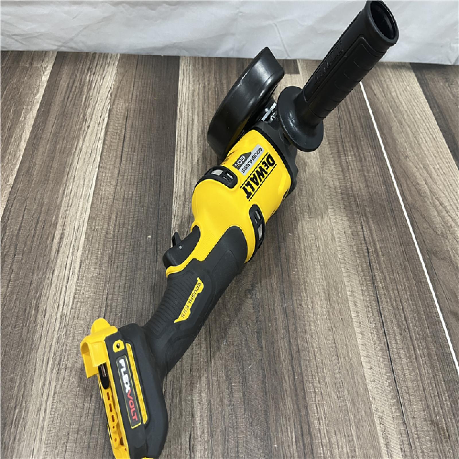 GOOD DEWALT 60V MAX Cordless Brushless 4.5 in. to 6 in. Small Angle Grinder with Kickback Brake (Tool Only)