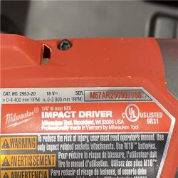 AS-IS Milwaukee FUEL 18V Lithium-Ion Brushless Cordless Hammer Drill and Impact Driver Combo Kit