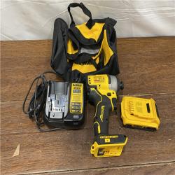 AS-IS DEWALT ATOMIC 20V MAX* Brushless Cordless Compact 1/4 in. Impact Driver Kit