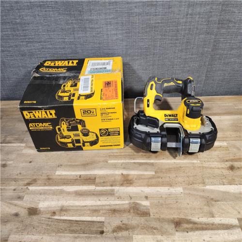 HOUSTON LOCATION - AS-IS Dewalt DCS377B 20V MAX ATOMIC Brushless Cordless 1-3/4  Compact Bandsaw (TOOL ONLY)