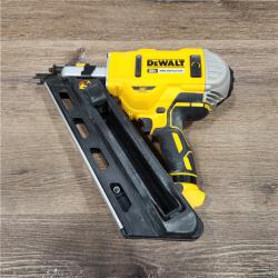 AS-IS DeWalt 20V MAX Brushless Cordless 2-Speed 30° Paper Collated Framing Nailer Kit (included battery &  charge)