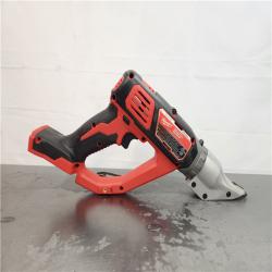 AS-IS- Milwaukee M18 18-volt Lithium-ion Cordless 18-gauge Double Cut Metal Shear  Bare Tool