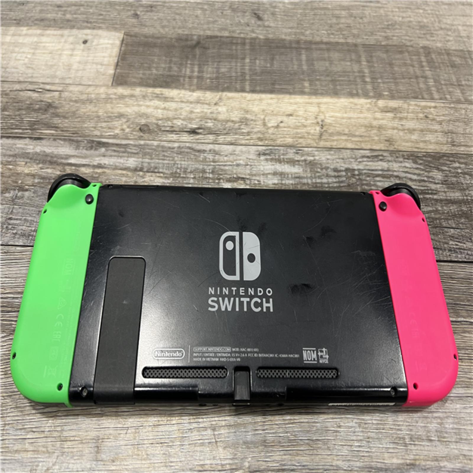 AS-IS Nintendo Switch – OLED Model W\Joy-Con Neon Pink/Neon Green