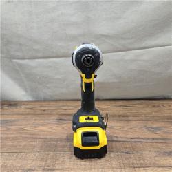 AS-IS DEWALT ATOMIC 20V MAX Lithium-Ion Cordless 1/4 in. Brushless Impact Driver Kit, 5 Ah Battery, Charger, and Bag