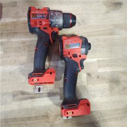 HOUSTON LOCATION - AS-IS MILWAUKEE FUEL 18V Lithium-Ion Brushless Cordless Hammer Drill and Impact Driver Combo Kit (2-Tool) with 2 Batteries