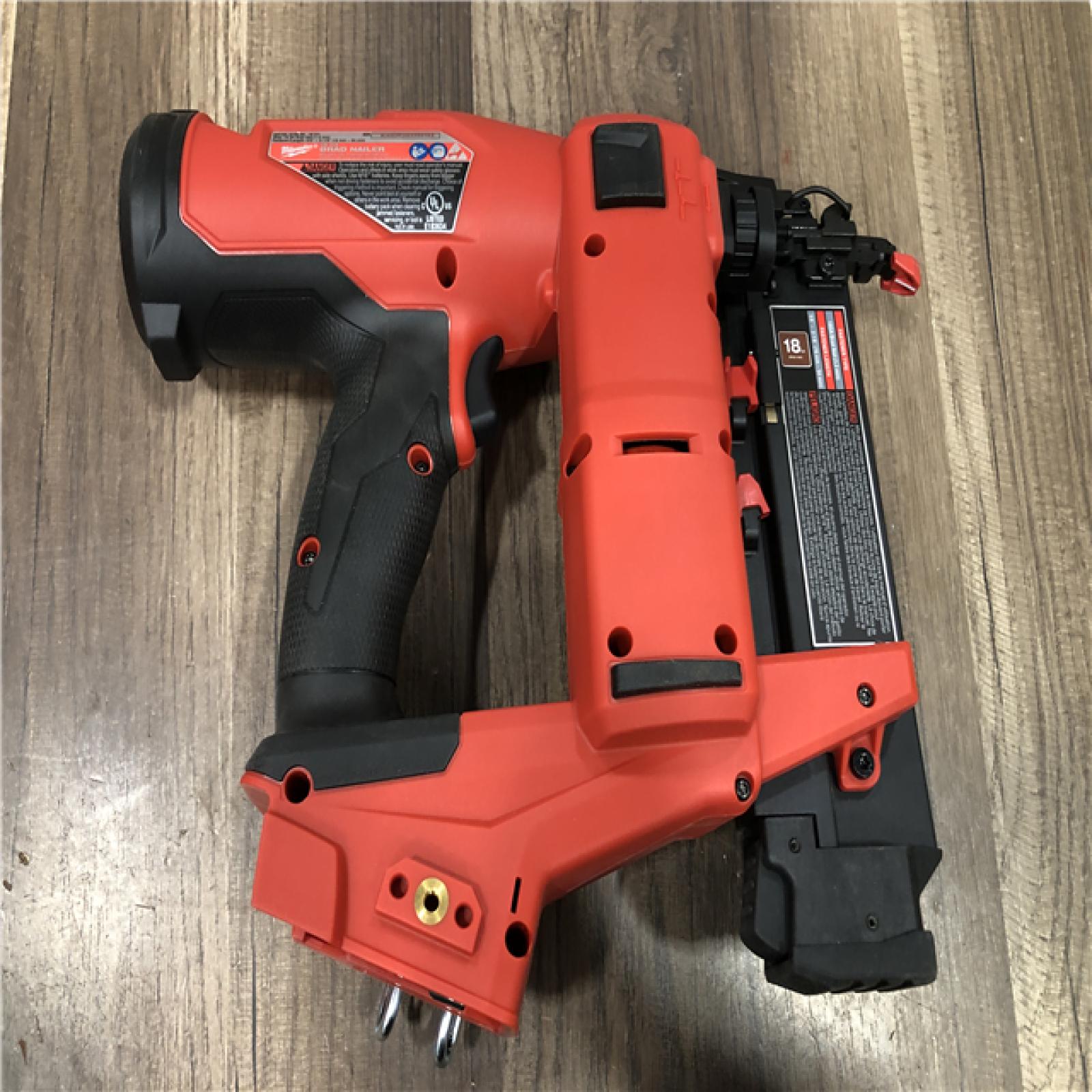 AS-IS Milwaukee FUEL 18-Volt Lithium-Ion Brushless Cordless Gen II 18-Gauge Brad Nailer (Tool-Only)