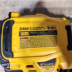 HOUSTON LOCATION - AS - IS DEWALT 20-Volt 21° Cordless Framing Nailer (Tool-Only)