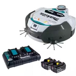 NEW! - Makita 18-Volt X2 LXT Brushless Cordless Smart Robotic HEPA Filter Vacuum  Kit (5.0Ah) 19.75 in.