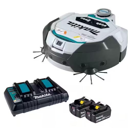 NEW! - Makita 18-Volt X2 LXT Brushless Cordless Smart Robotic HEPA Filter Vacuum  Kit (5.0Ah) 19.75 in.