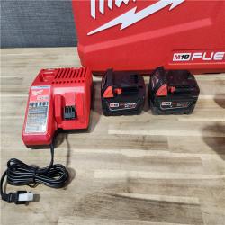 HOUSTON LOCATION - AS-IS MILWAUKEE M18 FUEL 18V Lithium-Ion Brushless Cordless Hammer Drill and Impact Driver Combo Kit (2-Tool) with 2 Batteries
