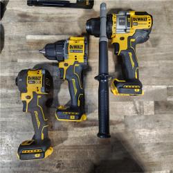 HOUSTON LOCATION - AS-IS DEWALT 4 TOOL COMBO KIT W/ (2) BATTERY & CHARGER