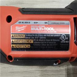 AS-IS Milwaukee FUEL 18V Lithium-Ion Cordless Brushless Oscillating Multi-Tool (Tool-Only)