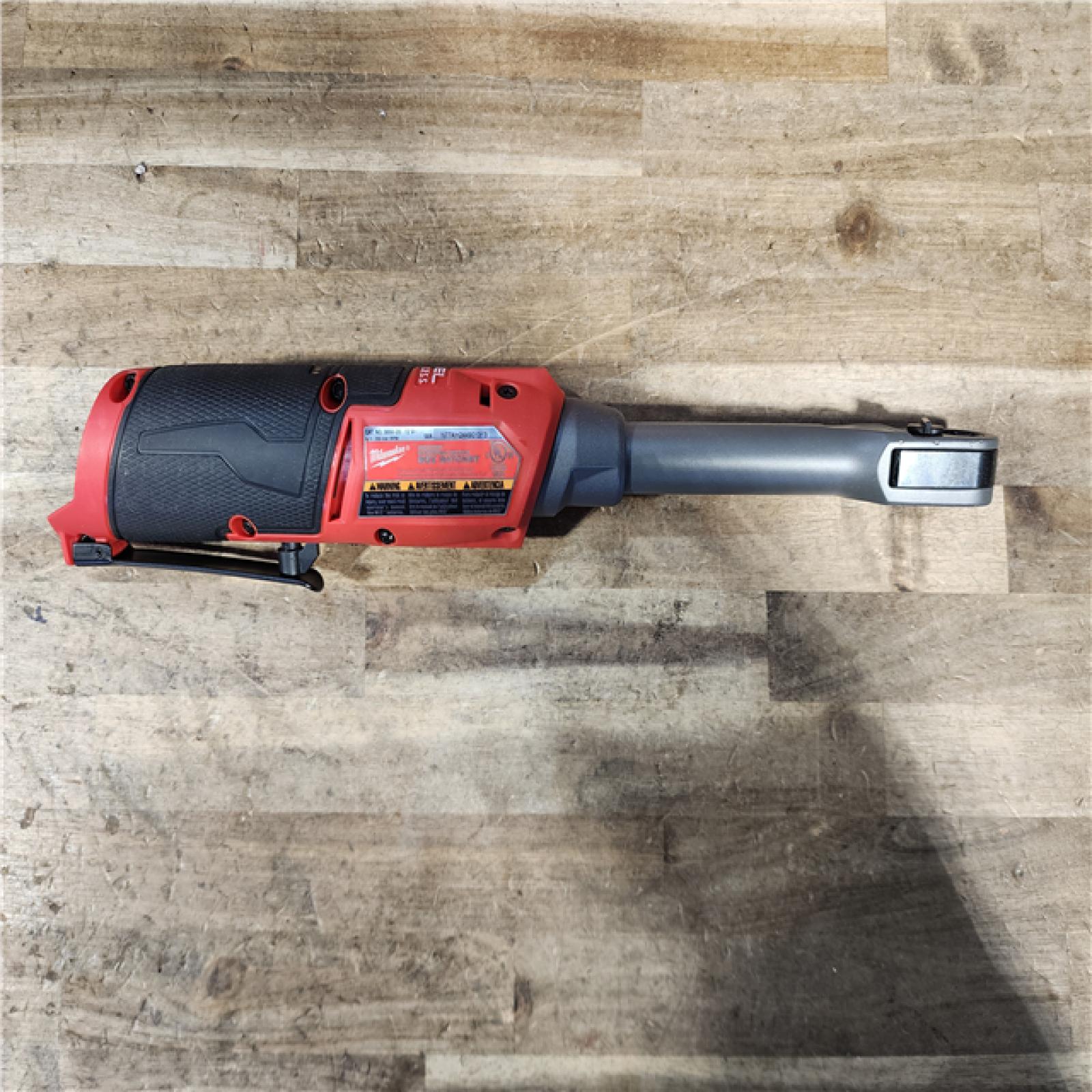 HOUSTON LOCATION - AS-IS Milwaukee FUEL INSIDER 12V Lithium-Ion Brushless Cordless 1/4 in. - 3/8 in. Extended Reach Box Ratchet (Tool-Only)
