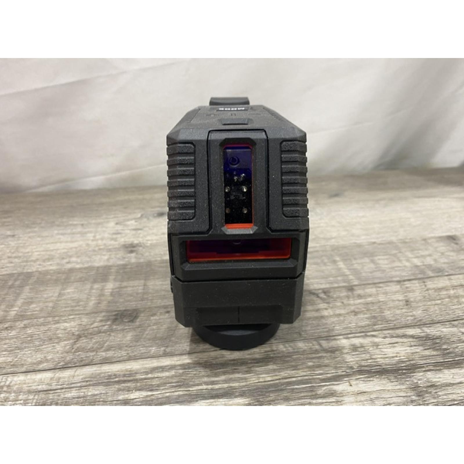 AS-IS Milwaukee Green 100 ft. Cross Line and Plumb Points Rechargeable Laser Level Kit