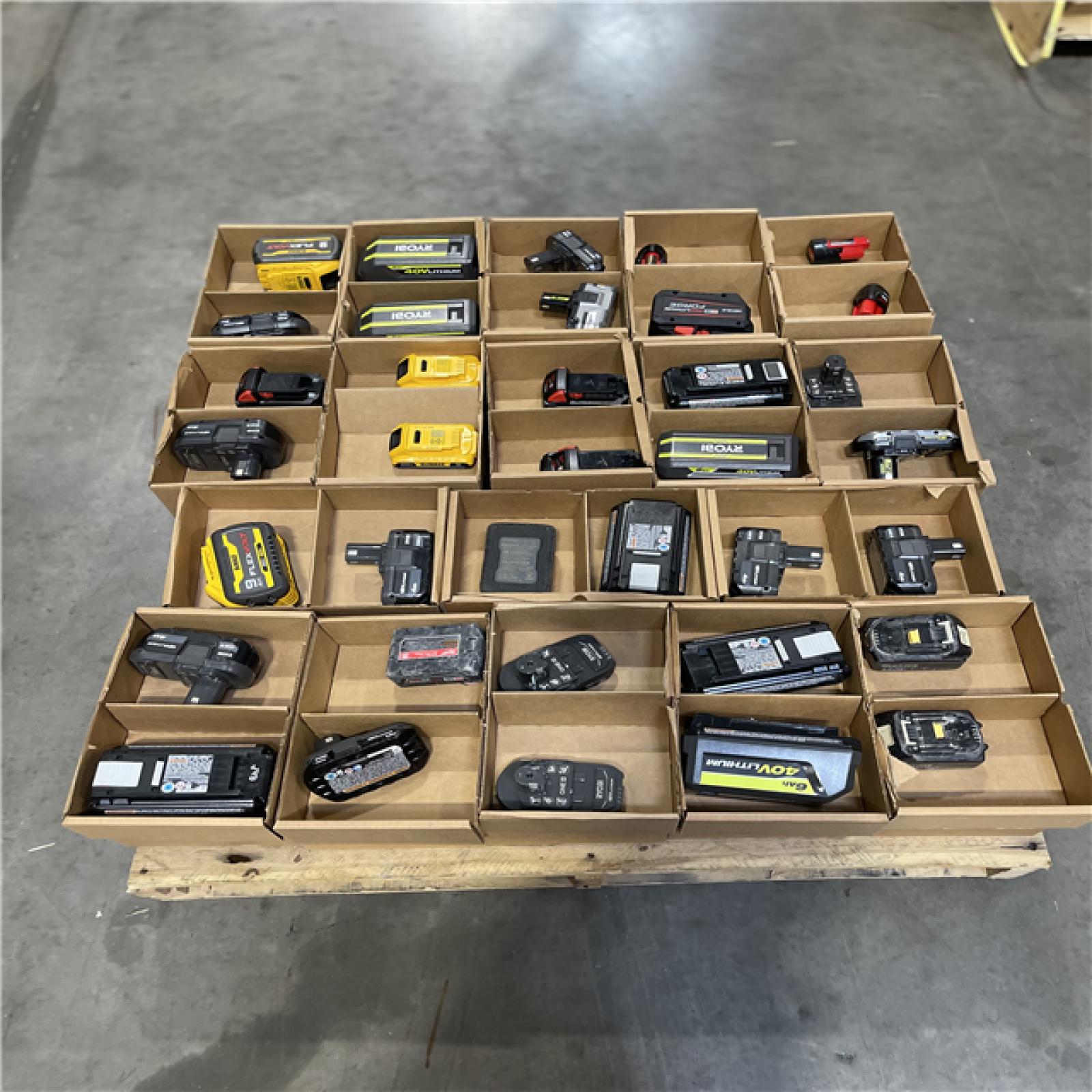 DALLAS LOCATION- AS-IS BATTERY PALLET