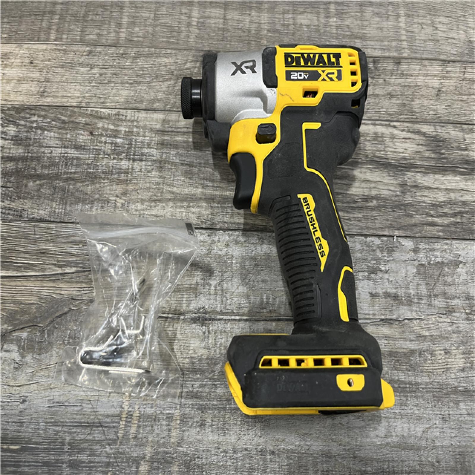 AS-IS DEWALT 20-Volt Maximum XR Cordless Brushless 1/4 in. 3-Speed Impact Driver (Tool-Only)