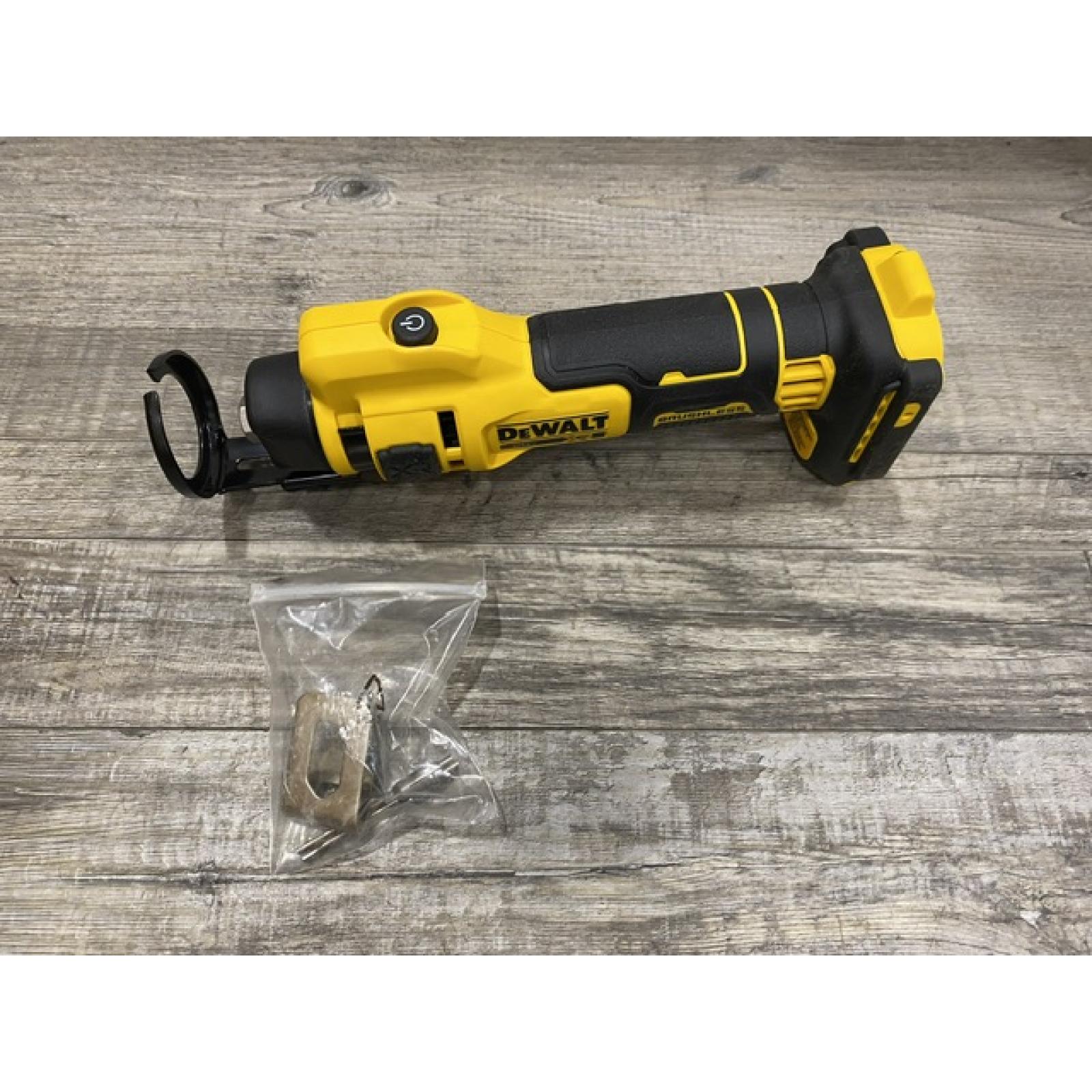 AS-IS DEWALT XR 20V Lithium-Ion Cordless Rotary Drywall Cut-Out Tool (Tool Only)
