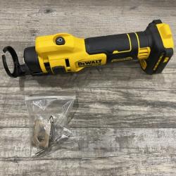 AS-IS DEWALT XR 20V Lithium-Ion Cordless Rotary Drywall Cut-Out Tool (Tool Only)