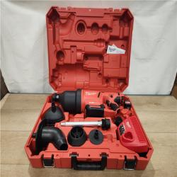 AS-IS- Milwaukee 12-Volt Lithium-Ion Cordless Drain Cleaning Airsnake Air Gun Kit
