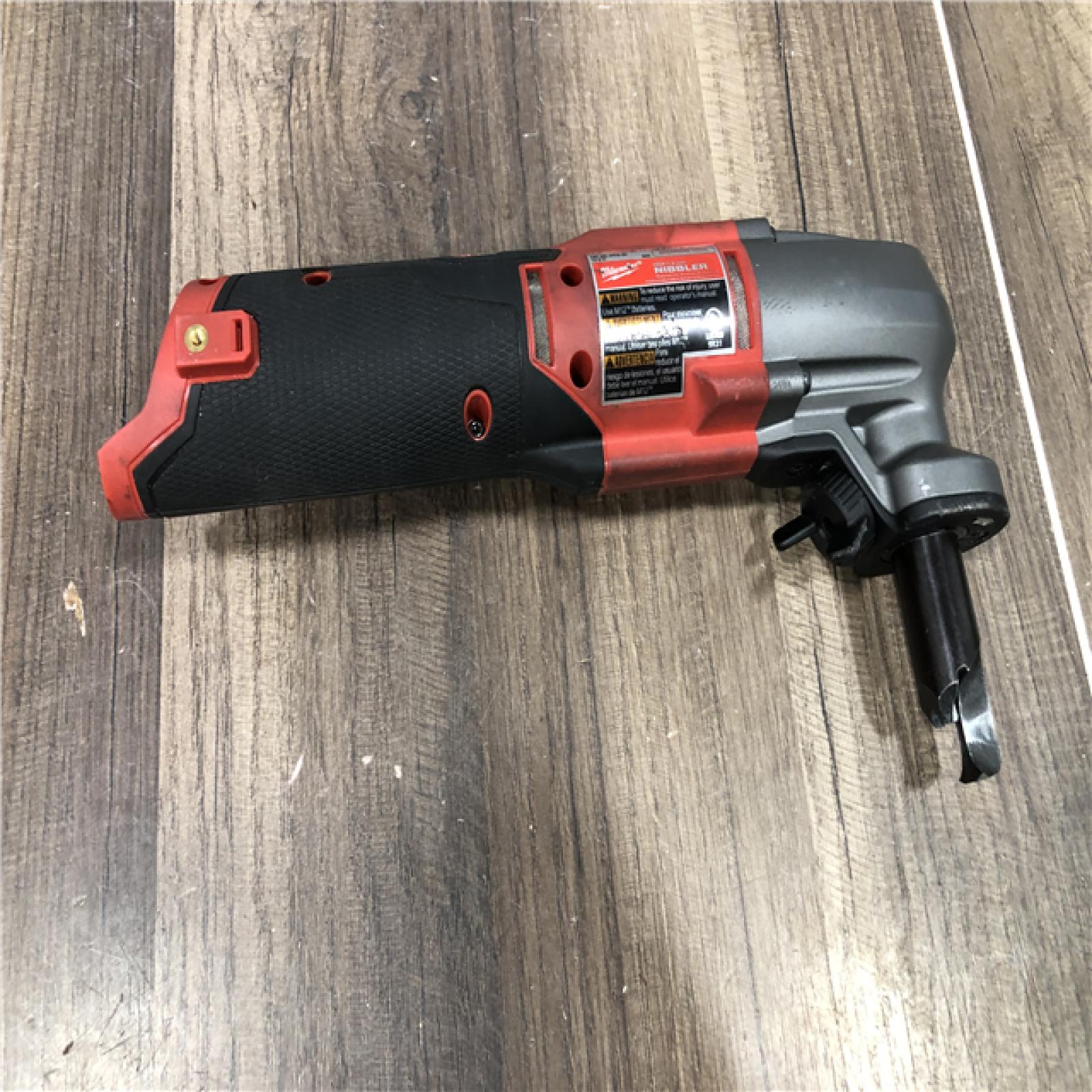 AS-IS Milwaukee FUEL 12-Volt Lithium-Ion Brushless Cordless 16-Gauge Variable Speed Nibbler (Tool-Only)