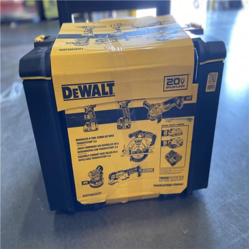 NEW! - DEWALT 20-Volt MAX ToughSystem Lithium-Ion 6-Tool Cordless Combo Kit