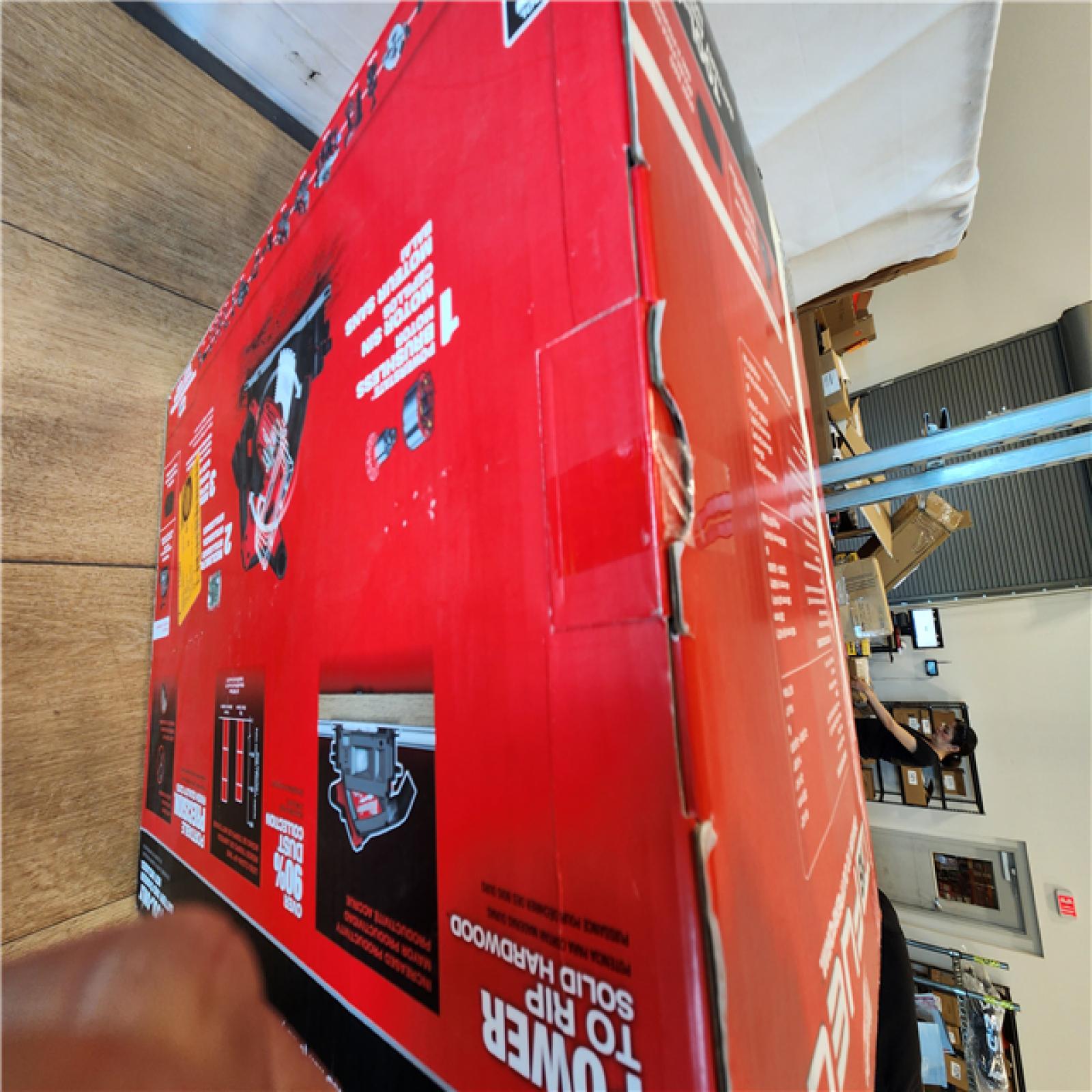 AS-IS- Milwaukee FUEL 18V Lithium-Ion Cordless Brushless 6-1/2 in. Plunge Cut Track Saw (Tool-Only)