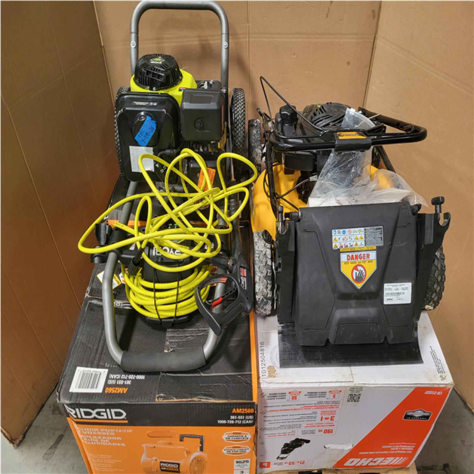 CALIFORNIA AS-IS OUTDOOR POWER EQUIPMENT
