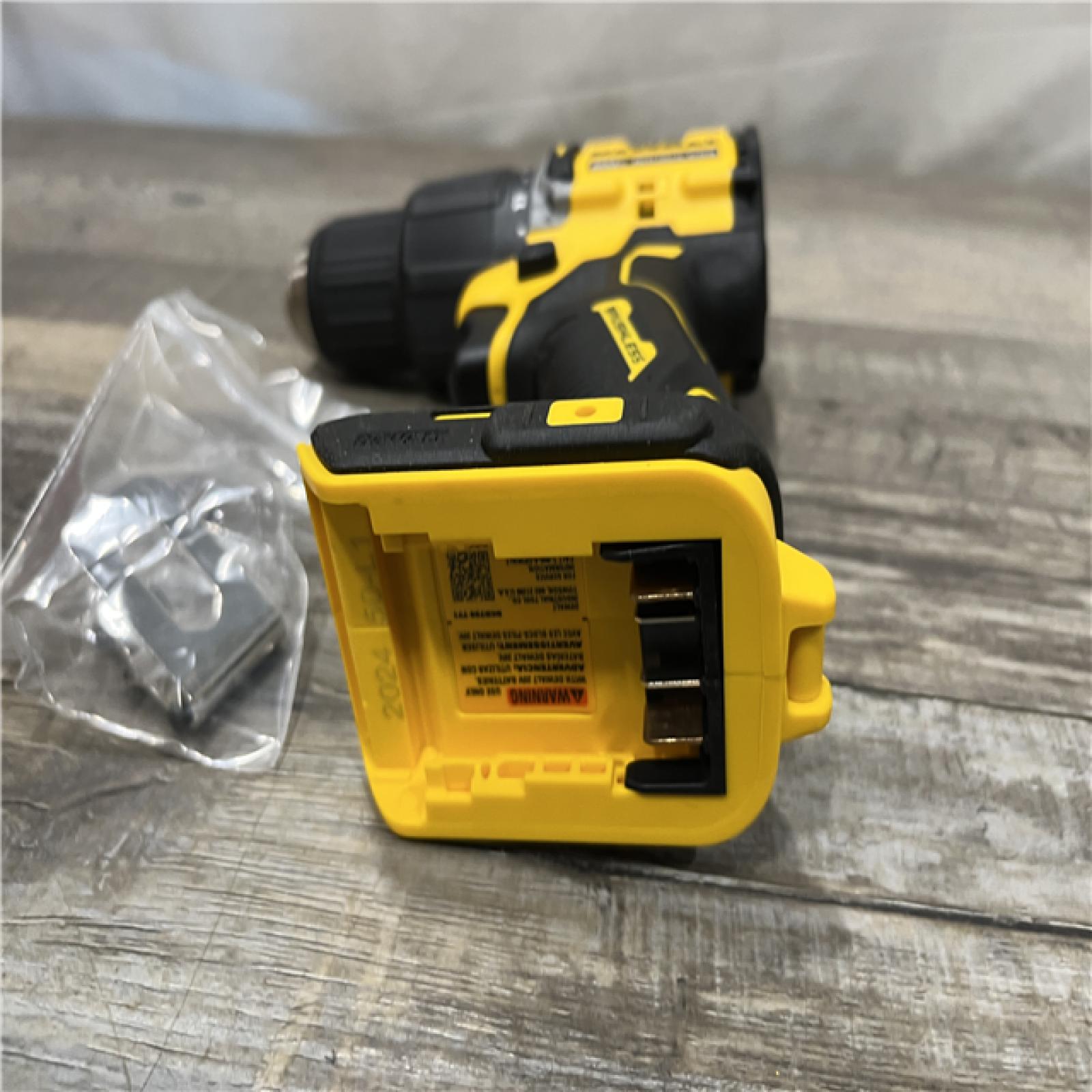 AS-IS DEWALT ATOMIC 20-Volt MAX Brushless Cordless 1/2 in. Hammer Drill (Tool-Only)