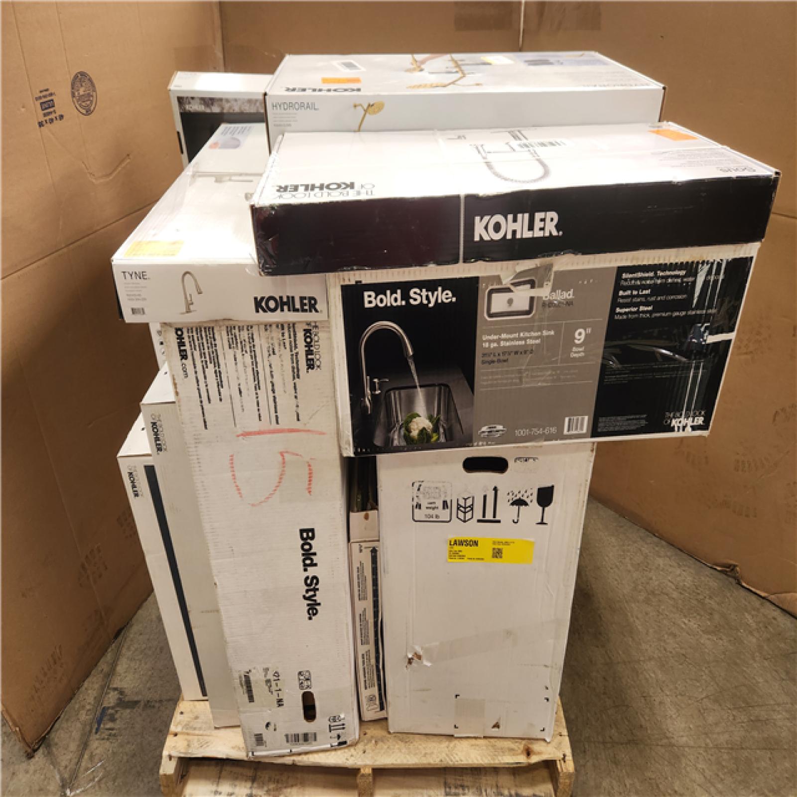 Phoenix AS-IS Pallet of Assorted Kohler Goods