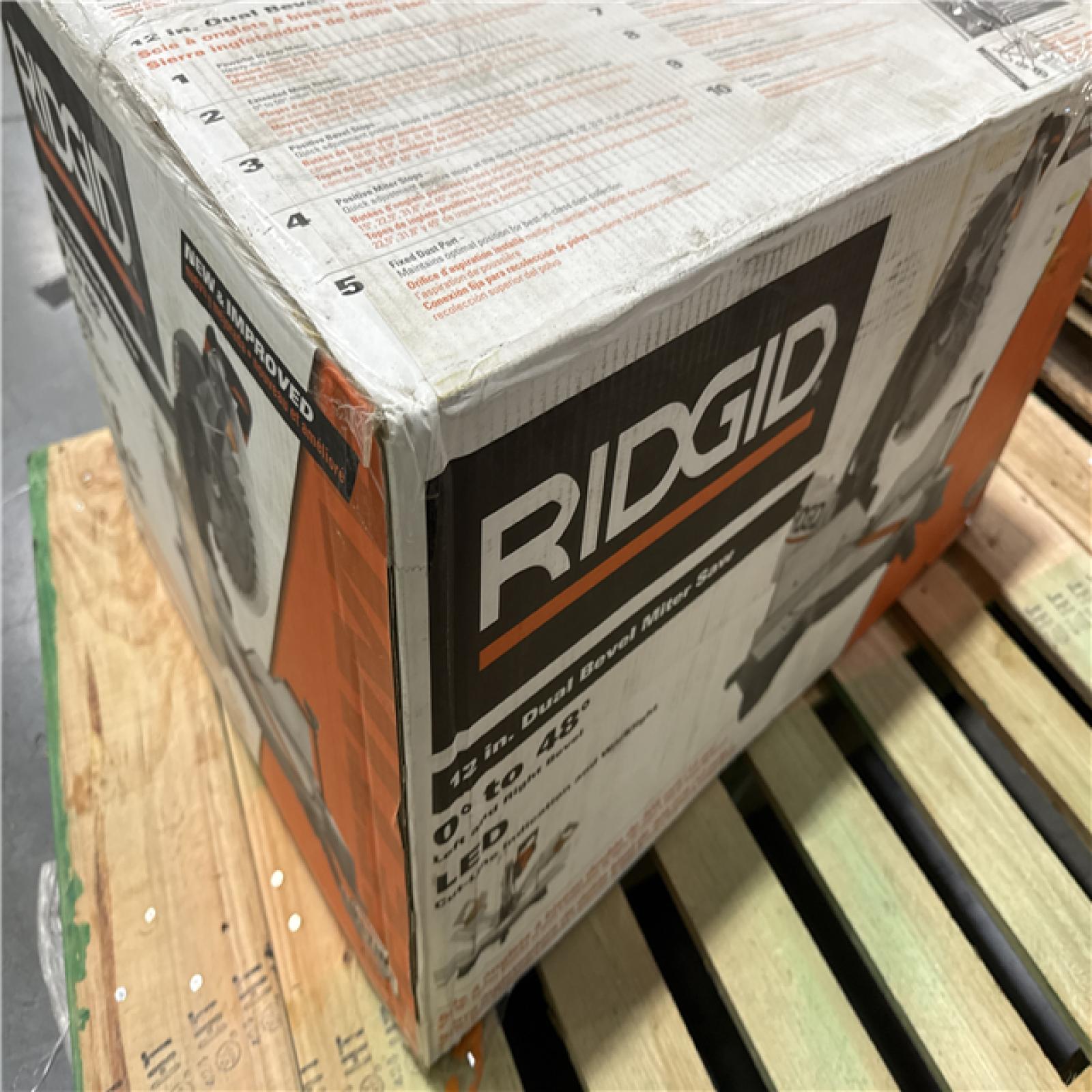California NEW Ridgid 12in. Dual Bevel Miter Saw