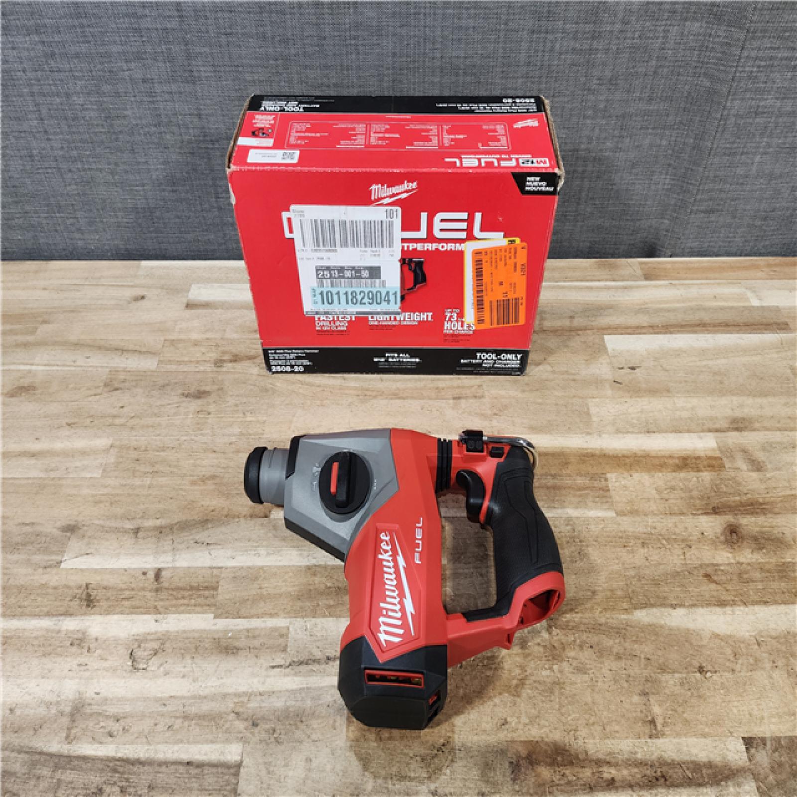 HOUSTON LOCATION - AS-IS Milwaukee  FUEL 12V Lithium-Ion Brushless Cordless 5/8 in. SDS-Plus Rotary Hammer Drill (Tool-Only)
