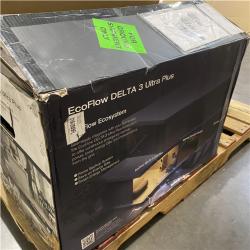 Dallas Location - As-Is EcoFlow 3600-Watt Delta 3 Ultra Plus 3072Wh Capacity  Push-Button Start Battery Generator