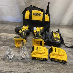 AS-IS DEWALT ATOMIC 20-Volt MAX Lithium-Ion Cordless Combo (2-Tool) Kit